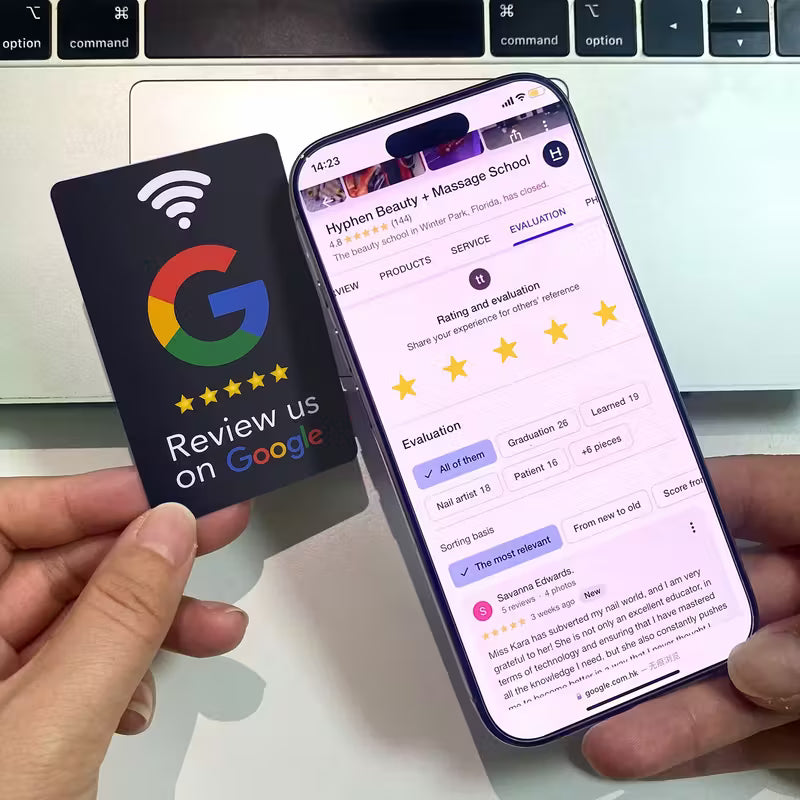 NFC Google Review Card